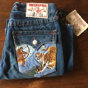 Brand new men’s True Religion jeans